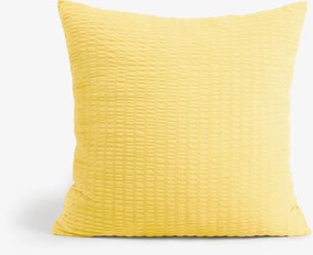 Goldea krepp párnahuzat - sárga 40 x 40 cm
