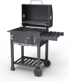 Multifunciós Avenberg GENIUS BBQ grill + öntöttvas rostély + öntöttvas grill lap + pizzakő