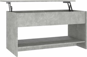vidaXL betonszürke szerelt fa dohányzóasztal 102x50x52,5 cm