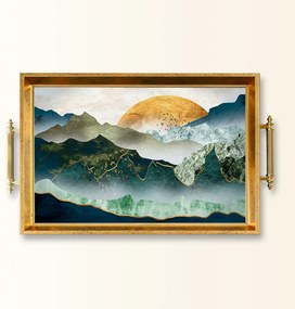 Üveg tálca, 38×24 cm – TPEA9870