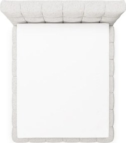 Magnelio kárpitozott ágy 160x200 cm - bézs boucle Raven 22