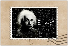 Poszterek 120x80 Albert Einstein E=MC2