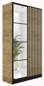 Eden2 2D Gardróbszekrény 104,8cm, Arany Tölgy