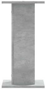 2 db betonszürke szerelt fa növénytartó állvány 30 x 30 x 60 cm