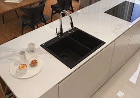 DEANTE-ZQE-T503 ERIDAN Antracit metál Színű Mosogató