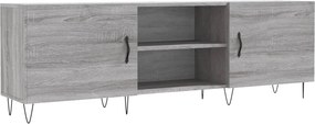 vidaXL szürke sonoma színű szerelt fa TV-szekrény 150x30x50 cm