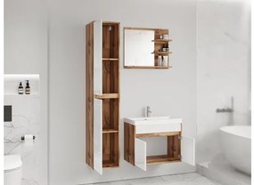 Fürdőszoba bútor Garmana (bodega + fekete grafit) (Economico BYU 020M vízcsappal). 1103939