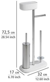 WENKO 24420100 - WC szett RIVAZZA 17x72,5 cm fehér