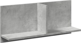 vidaXL betonszürke szerelt fa faliszekrény 70 x 16,5 x 30 cm
