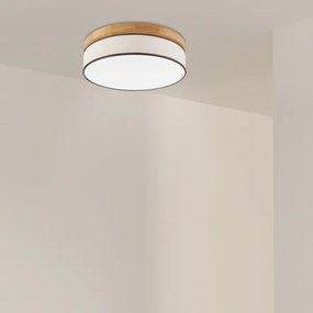 Brilagi - BELLADONNA LED mennyezeti lámpa LED/36W/230V, átm. 40 cm, krémszín/tölgy