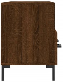 barna tölgy színű szerelt fa TV-szekrény 102 x 36 x 50 cm