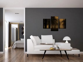 Kép - Sötét erdő (90x60 cm)