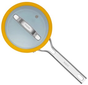 Indukciós tűzhelyhez alkalmas edény fedővel-kerámia felülettel 1,3 l Meda 3.0 – FABINI