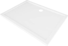 Mexen Flow téglalap alakú slim zuhanytálca 110 x 80 cm, fehér fényes - 46R108011