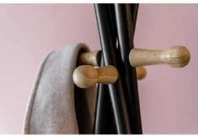 Fekete fém fogas Loft – Wenko