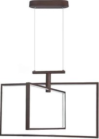 DOMENOLED 593 Modern Led Függesztett Lámpa Fehér, Barna LED IP20