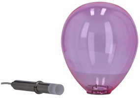 Lila LED függőlámpa üveg búrával Lukka – Candellux Lighting