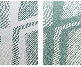 Zöld-krémszínű kültéri szőnyeg 80x150 cm Gemini – Elle Decoration