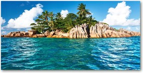 Fotó üvegkép Trópusi sziget 140x70