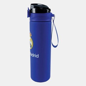 Real Madrid Blue műanyag matt szívószálas kulacs 700 ml