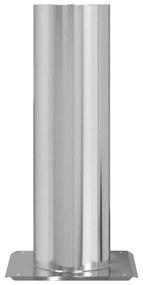 Kémény fej kiterjesztés Ezüst 26 x 26 x 50 cm Rozsdamentes acél