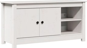 vidaXL fehér tömör fenyőfa TV-szekrény 103 x 36,5 x 52 cm
