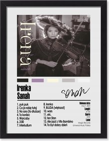 Sanah Irenka falikép ajándék keretben album 40x30 cm