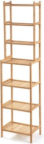 Natúr színű bambusz fürdőszobai polcos állvány 40x154 cm Skaren – Bonami Essentials