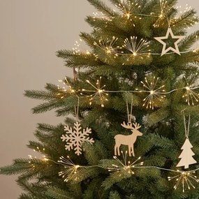 Brilagi - LED kültéri karácsonyi fényfüzér 150xLED 5m IP44 meleg fehér tűzijáték