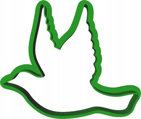 Forma Lyukasztó Sütemény- és Mézeskalácsvágó Madár 8cm