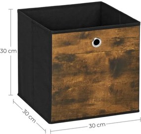 Összecsukható tárolódobozok, 6 kockából álló készlet