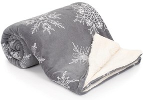 4Home Silent Snowfall gyapjú hatású pléd, 150 x 200cm