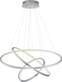 circles matt nikkel RBG led függeszték 80W 7.000LM 3.000-6.000K Ø800mm ↕1500mm IP20