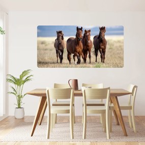 PIPPER. Öntapadós textiltapéta "Lovak"