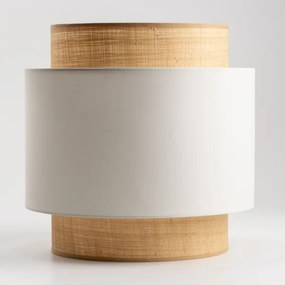 Brilagi - kábelen függő LED csillár CERIA 1xE27/40W/230V átm. 40 cm bézs/fehér