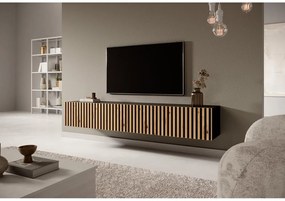 Tv szekrény/asztal Tenessie 175  (fekete + artisan tölgy). 1098790