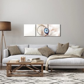 Kép - Cica (órával) (90x30 cm)