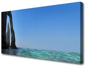 Vászonkép falra Sea Rock Landscape 100x50 cm