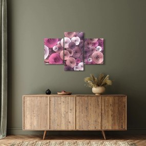 Absztrakt kép Rózsa virága (90x60 cm)