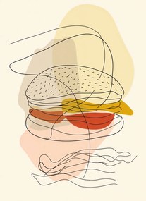 Poszter 40x55cm Vékony Burger