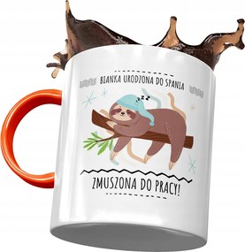 Narancssárga Bögre Bianka Feleség Barátnő Nyomtatott Fotóval