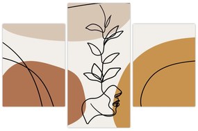 Kép - Boho formák (90x60 cm)