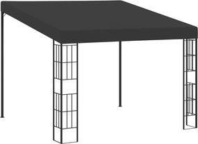 vidaXL antracitszürke falra szerelhető szövetpavilon 3 x 3 m