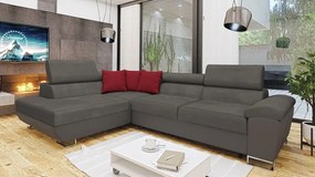 Sarokkanapé Alphard (B)   (öko-bőr  Soft 029 + Uttario Velvet 2971 + Kronos 02). 1060189