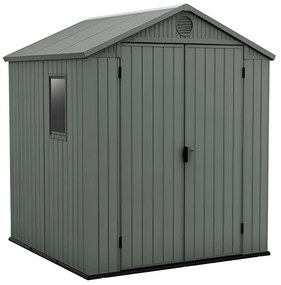 Darwin 6x6 műanyag kerti ház zöld