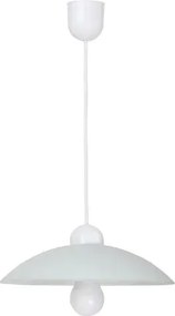 Rabalux beltéri függeszték e27 60w fehér cupola range