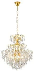 Eglo 39605 - Csillár láncon FENOULLET 5xE14/25W/230V arany