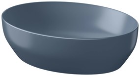 Cersanit Larga mosdótál 50.5x38.5 cm ovális kék K677-055