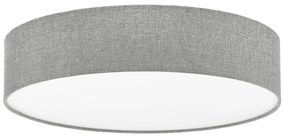 Fehér-szürke mennyezeti lámpa textil búrával PASTERI – EGLO