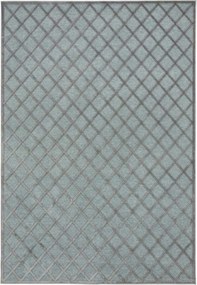 Kék viszkóz szőnyeg 3D hatással 160x230cm